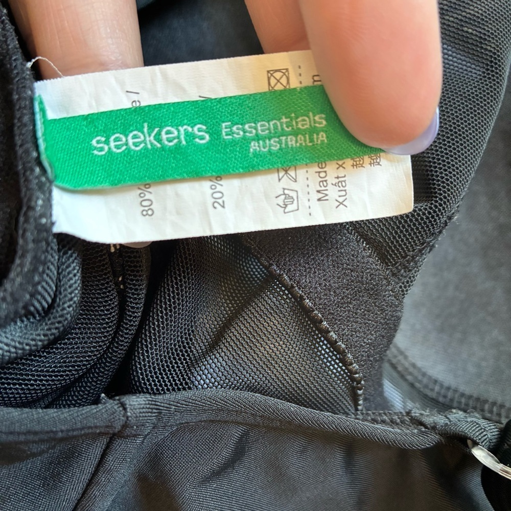 Seekers Essentials Australia Black Swimsuit tummy control - Picture 7 of 8